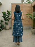 Effortless Summer Indigo Kurta Set