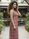 Rust Block-Style Print Kurta with Palazzo Pants