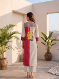 The Half-Frame Coral Women's kurta Set