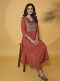 Ajrakh Heritage A-Line Kurta Set