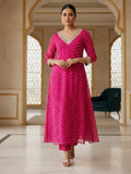 Embellished Fuchsia Kaftan
