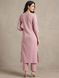 Varanga Women Gota Patti Embroidered Dual Tone Dobby Kurta