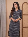 Varanga Women Ethnic Jaipuri Printed  Angrakha Wih Salwar  & Dupatta