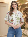 Varanga Women Summer Floral printed Top