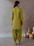 The Olive Sheesh Women's Kurta Set
