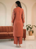 The Rust Pin-Tuck Women's Kurta Set