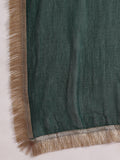 Varanga Women Green Mirror Embroidered Yoke A-Line  Kurta Paired With Bottom And Dupatta