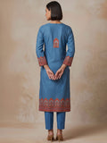 The Midnight Crimson Silk Women'S Kurta Set