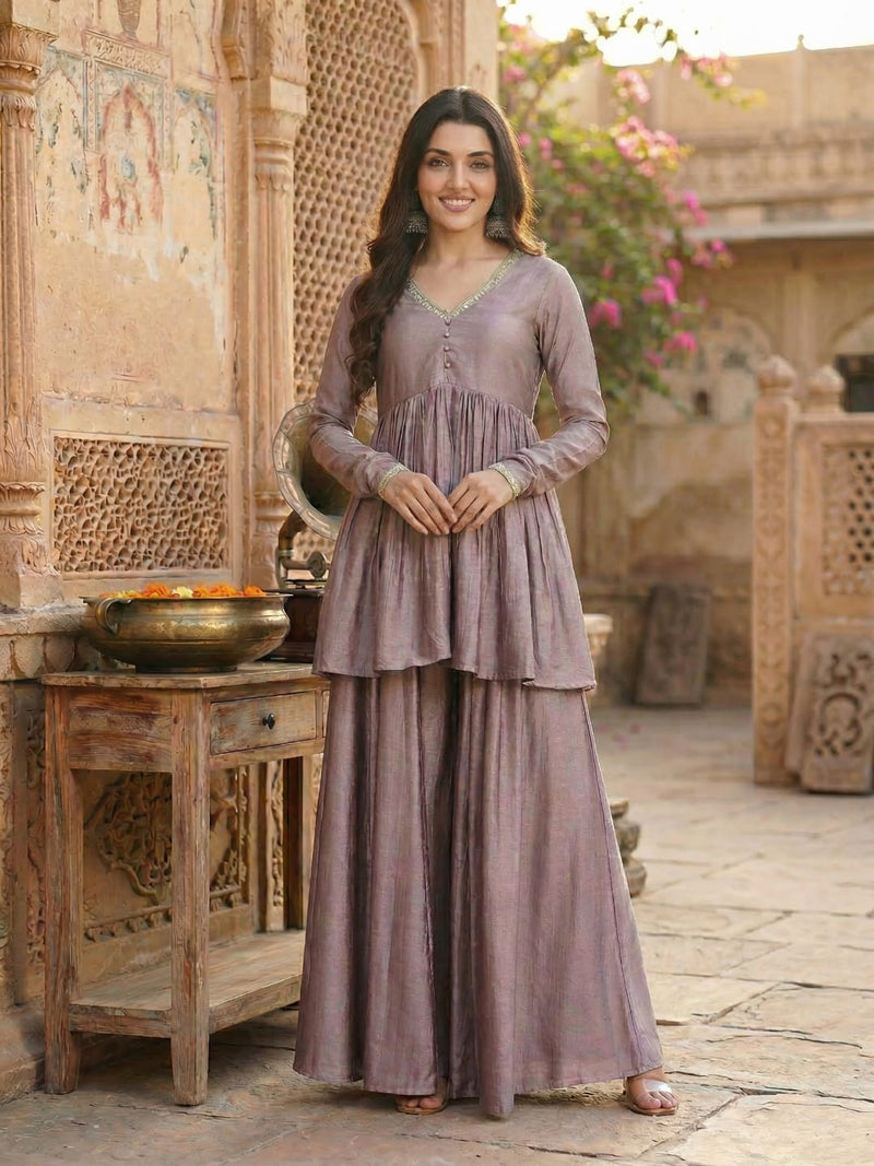 Varanga Women Sea Green Bandhani Printed Straight Kurta With Trousers