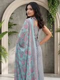 Floral Print Cotton Kurta Set with printed Dupatta