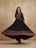 Varanga Ethereal Ajrakh Bordered Ethnic Ensemble