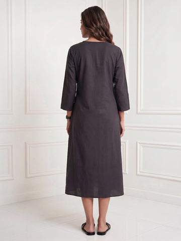 Dual-Tone Botanical Midi For Womens