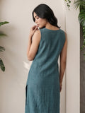Effortless Teal Radiance Kurta Set