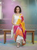 Sleeveless Sharara Suit in Off-White