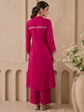 Fuchsia Bloom Women'S Kurta"S Set