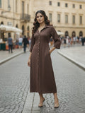 Polished & Modern Collar Dress