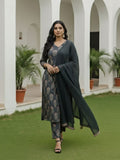 Varanga Women Ethnic Motifs Printed Regular Kurta with Trousers & With Dupatta