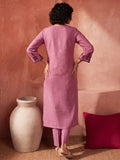 Women's Festive Mirror Work Kurta Set