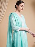 Varanga Women Ethnic Green Kurta Set With Dupatta