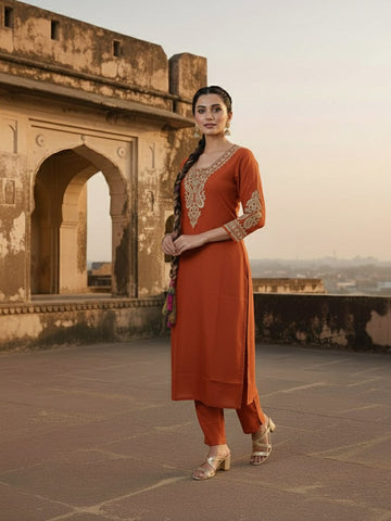 Sophisticated & High-Fashion Ethnic Kurta Set