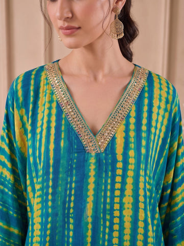 Marine Mosaic Women Kurta Set