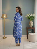 The Purple Petal  Cotton Suit Set