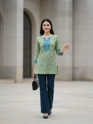 Contemporary Cotton Tunic