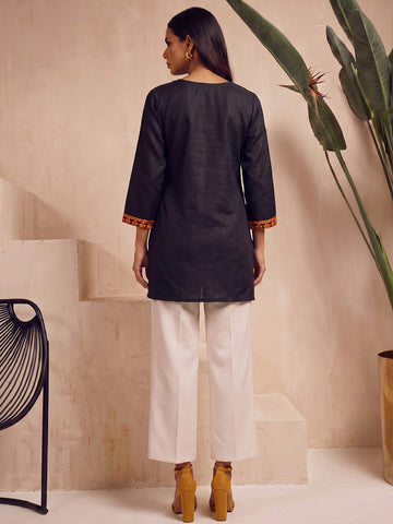 Kashmiri Embroidered Short Kurti