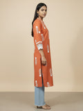 Varanga Boho-Chic Terracotta Ethnic kurta