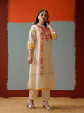 Vertical Panel Printed Kurta Set