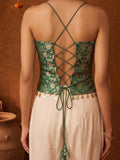 Brocade Corset Top