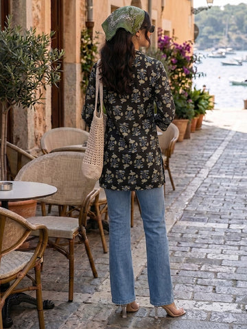 Floral Printed Kurti Crafted For Chic Everyday Comfort