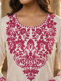 Rose Bloom Embroidery Women's Kurta Set