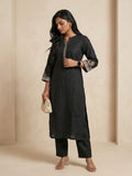 Classic black Kurta Set