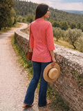 The Pink Bandhej Women's Kurta