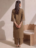 Minimalist Bronze Women Kurta Set