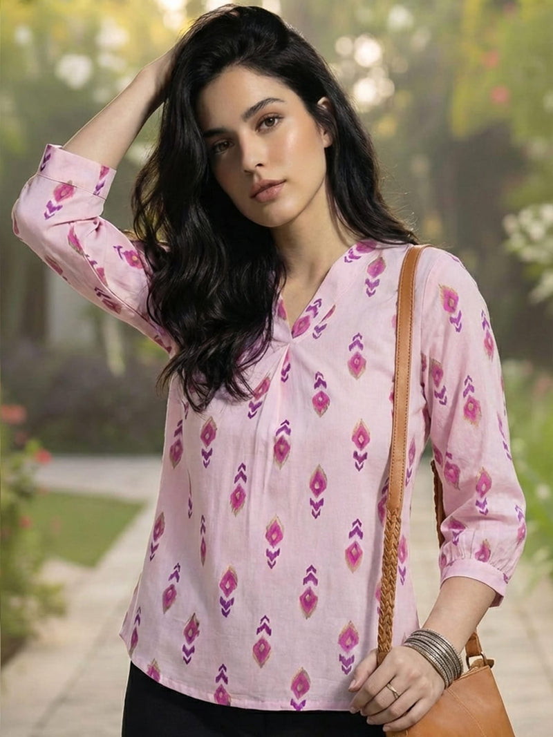 Varanga Women Summer Floral printed Top