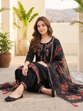 Varanga Women Floral Motif Thread Embroidered Yoke Kurta with Trouser & Dupatta