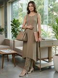 Smart Beige Kurta set