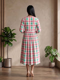 Varanga Multi Colored Women Summer Dress