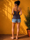 Bohemian Halter Neck Printed Top.