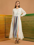 Embroidered Sheer Kurta Ensemble