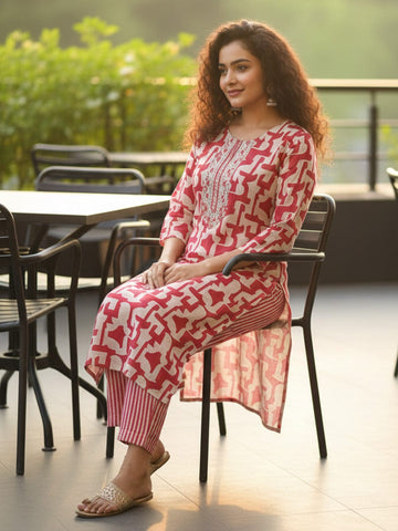 Rust Heritage Print 3-Piece Set