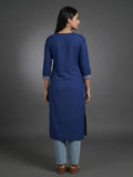 Modern Summer Kurta In Blue