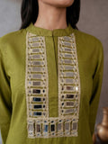 The Olive Sheesh Women's Kurta Set