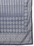 Varanga Women Printed Regular Sequinned Chanderi Silk Kurta with Trousers & With Dupatta
