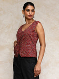 Varanga Women Printed V Neck short top