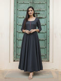 3-Piece Festive Anarkali Ensemble