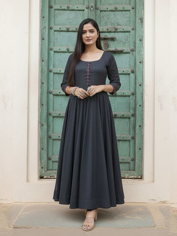 3-Piece Festive Anarkali Ensemble