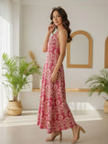 Trendy Cotton A-Line Maxi Dress